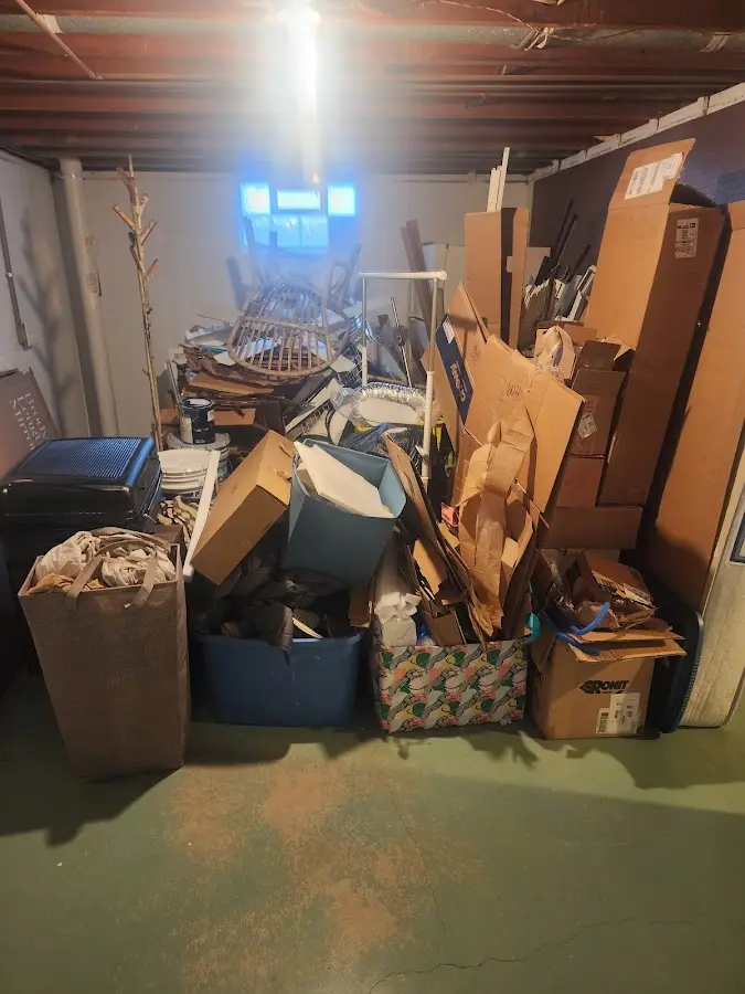 Roll-off dumpster container at job site for 4 Yard Dumpster Rental in Holtville